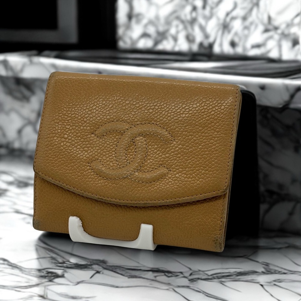 ✨🐫 CHANEL Camel Leather Wallet 🐫✨ Timeless Icon | Investment Piece